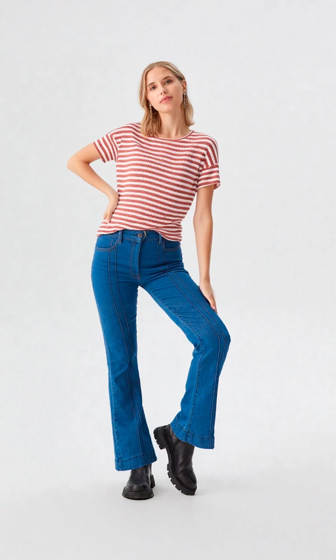 Camiseta mujer rayas - Imagen 4