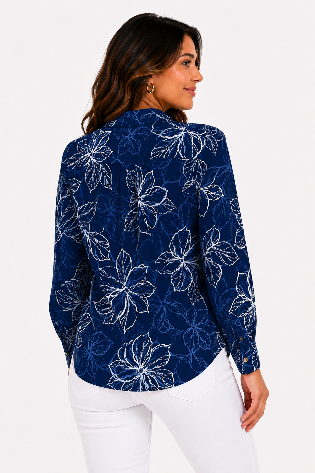 Blusa mujer manga larga estampada - Imagen 3
