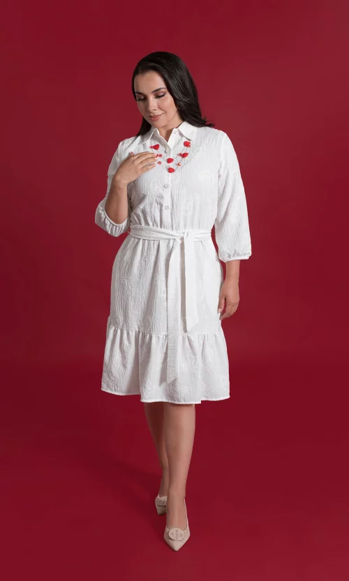 Vestido mujer unicolor