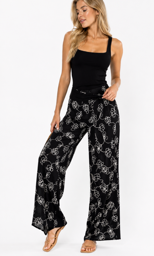 Pantalón mujer estampada