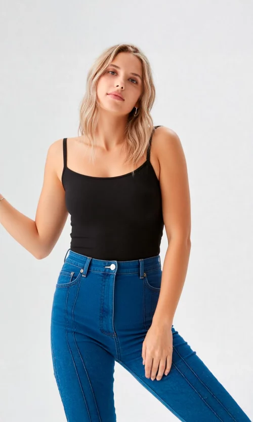 Camiseta mujer unicolor