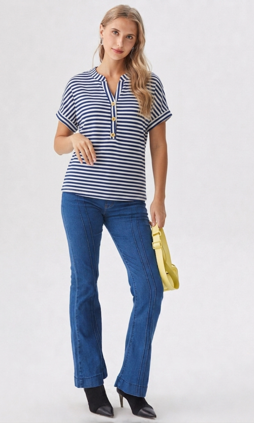 Camiseta mujer rayas