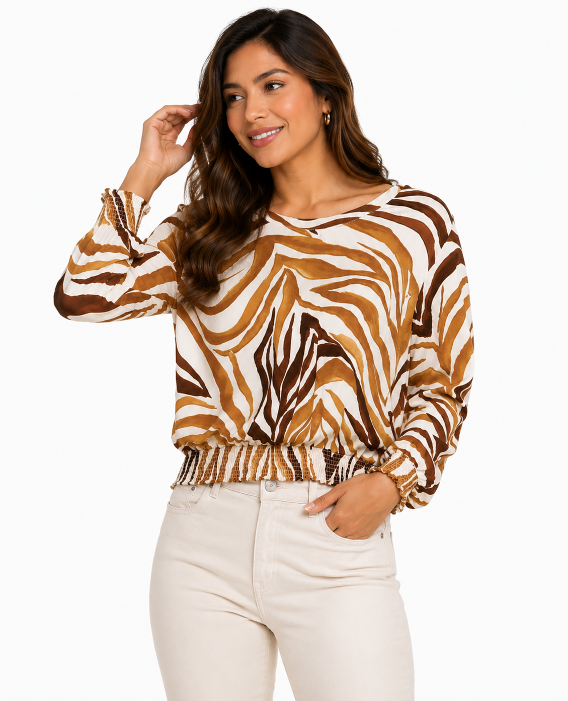 Camiseta mujer manga 3/4 estampada