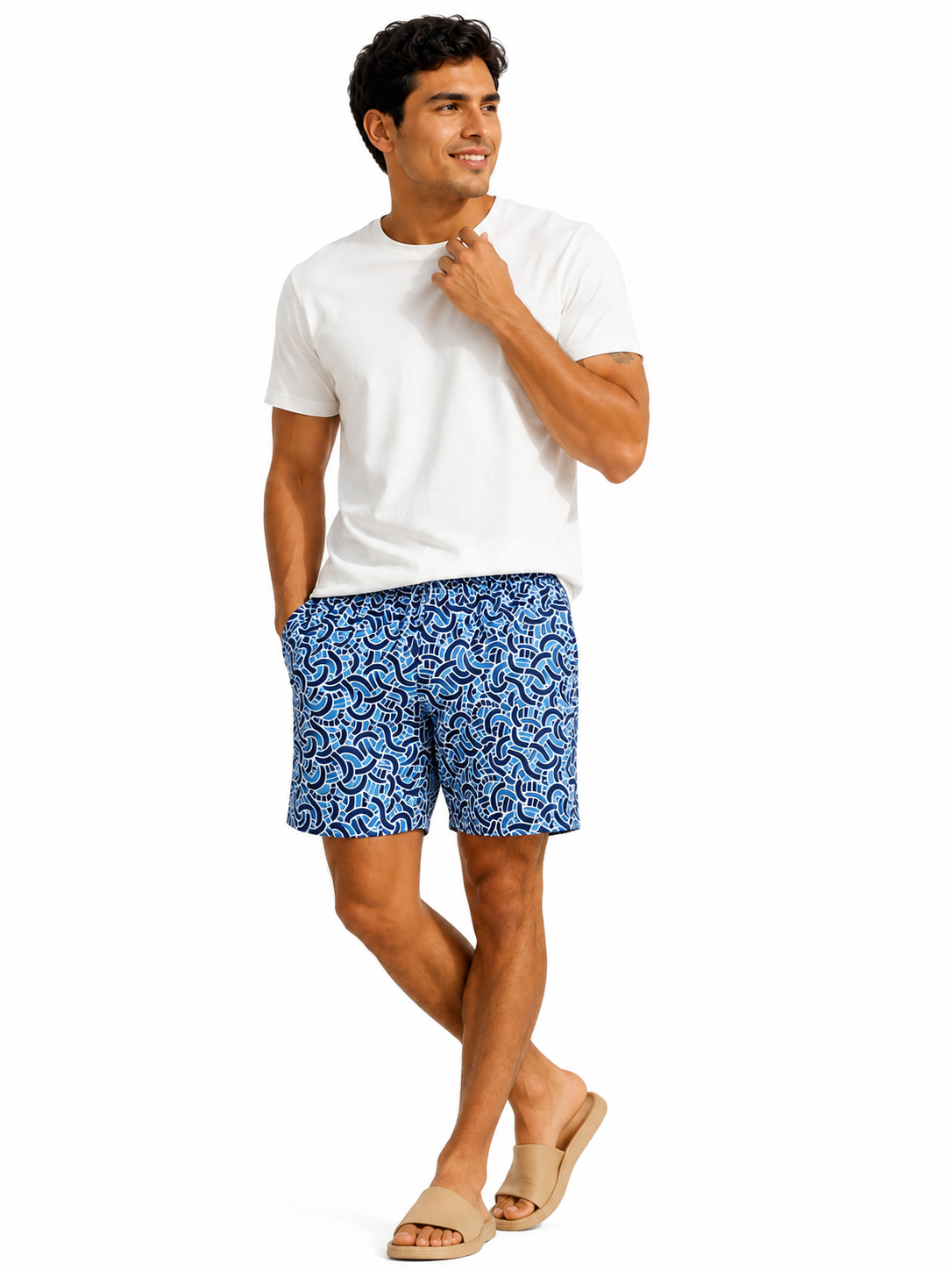 Bermuda hombre estampada - Imagen 4