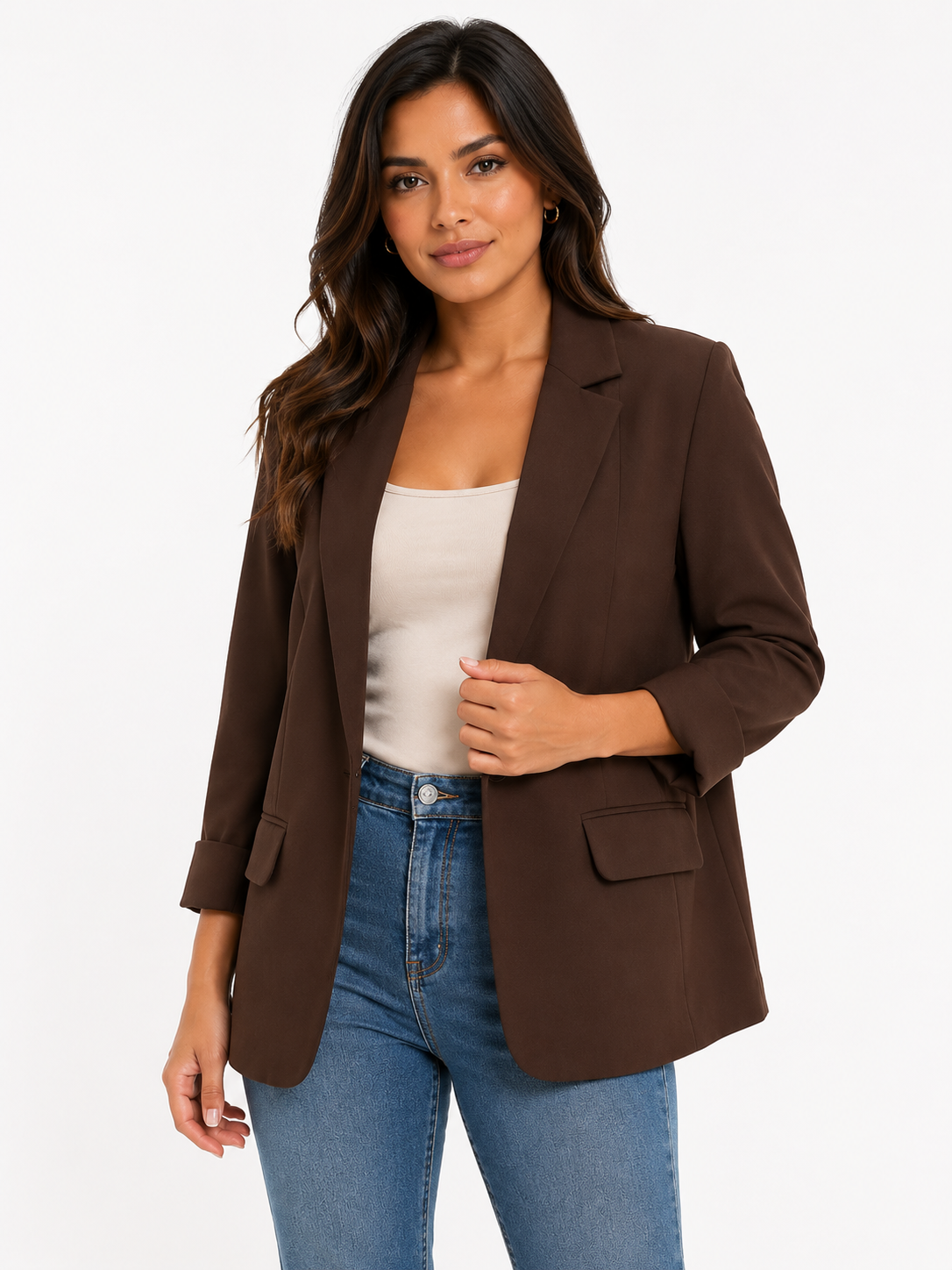 Chaqueta mujer unicolor - Imagen 17