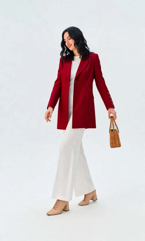 Chaqueta mujer unicolor