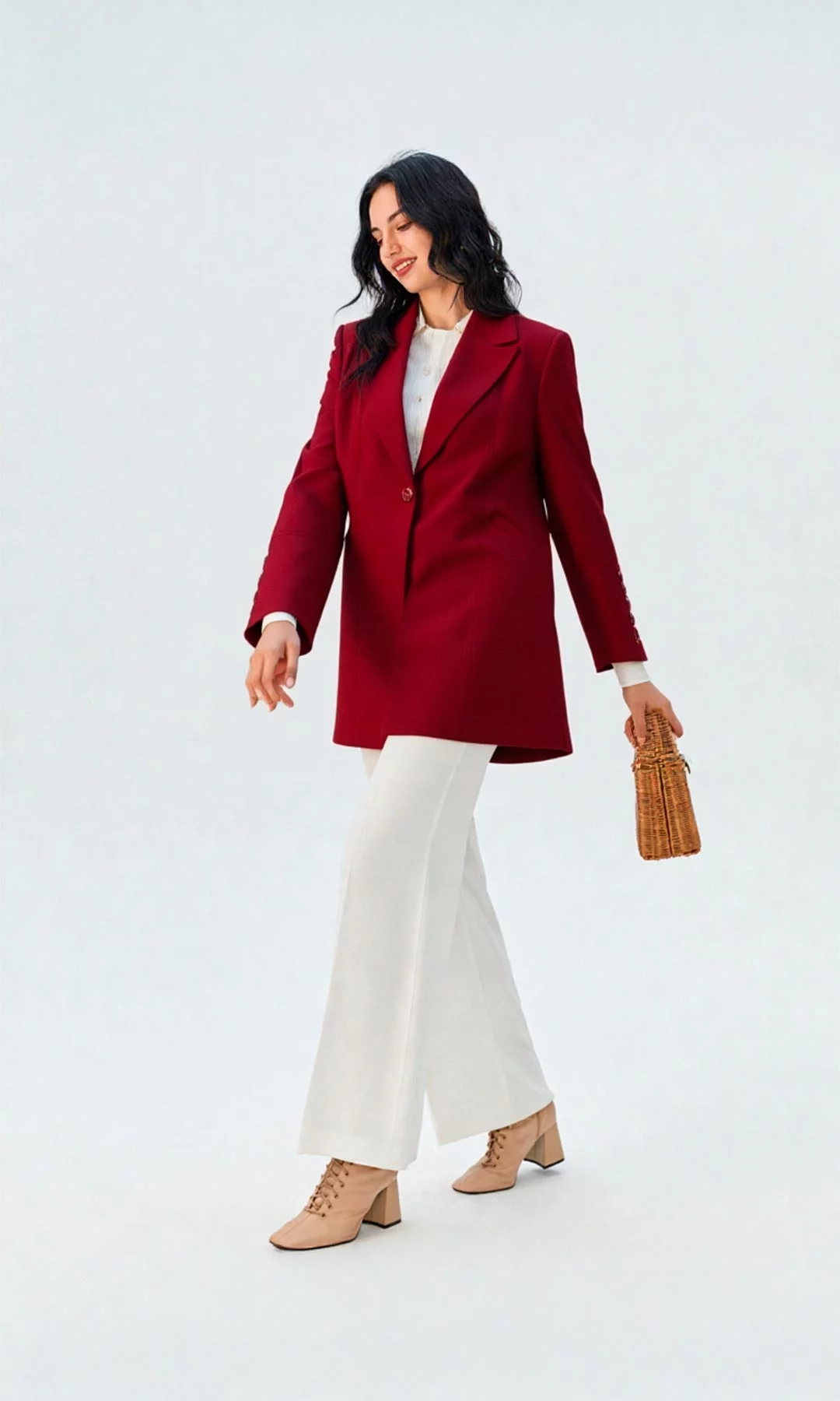 Chaqueta mujer unicolor - Imagen 2