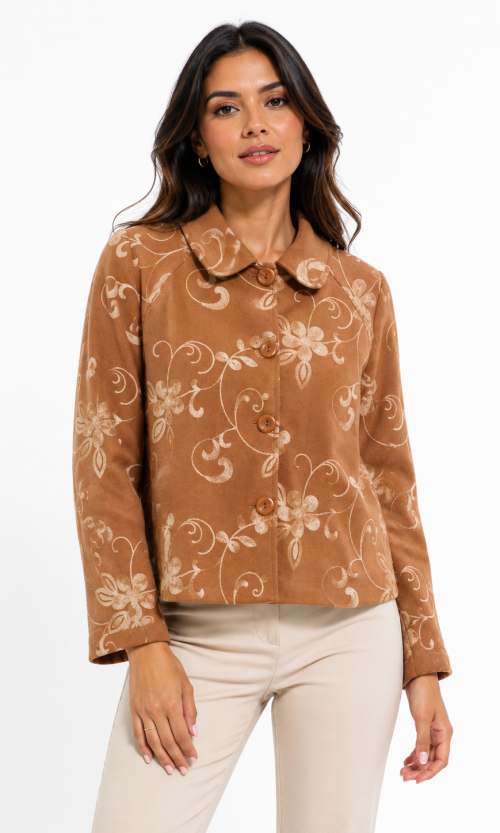 Chaqueta mujer estampada
