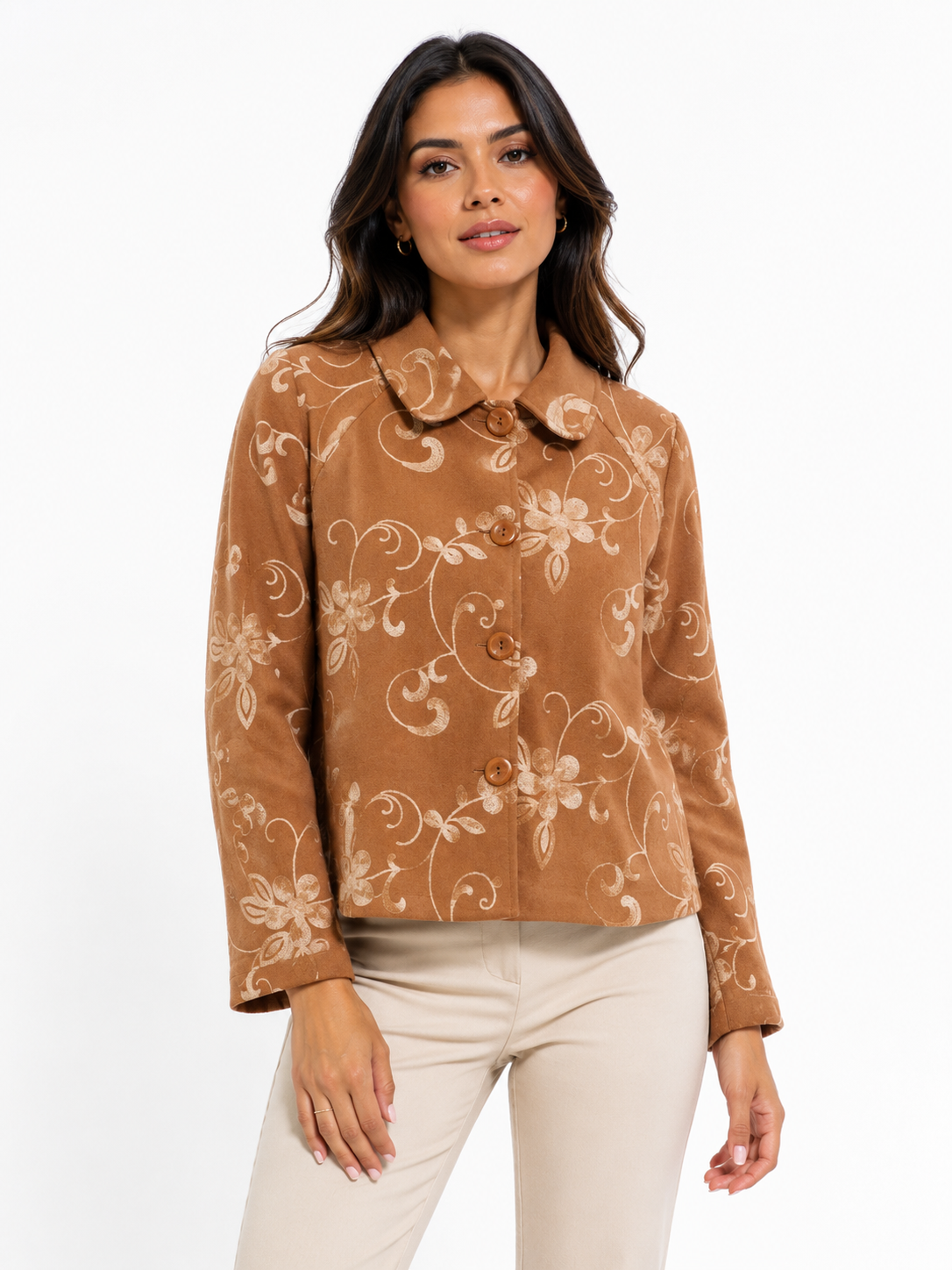Chaqueta mujer estampada