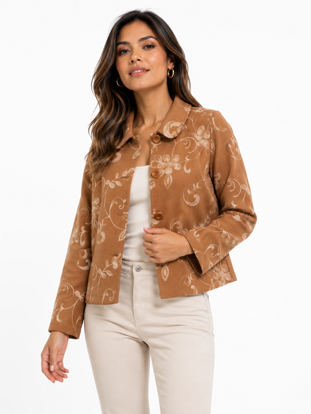 Chaqueta mujer estampada - Imagen 2