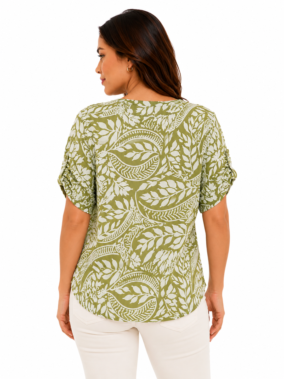 Blusa mujer manga corta estampada - Imagen 6