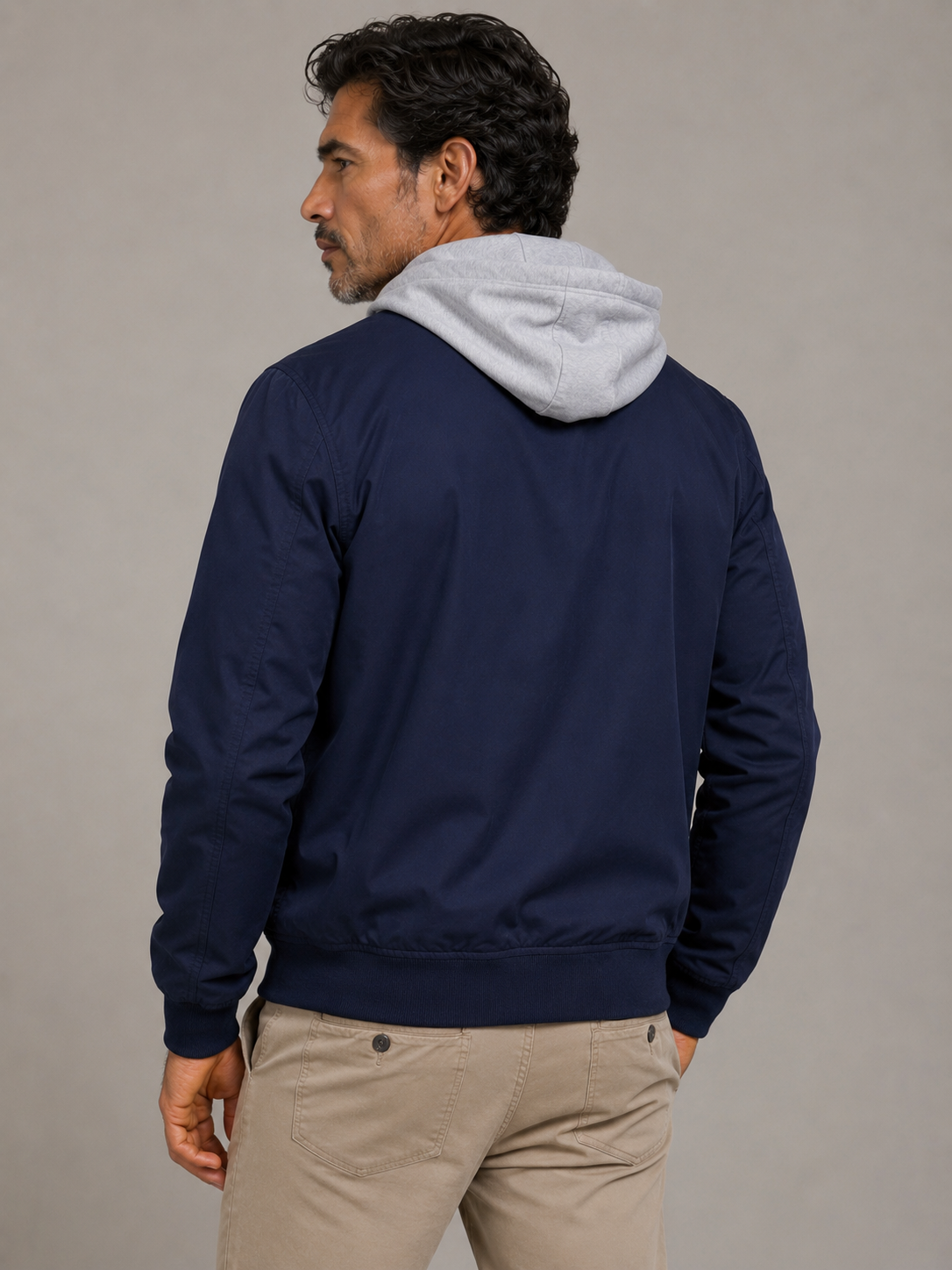 Chaqueta hombre unicolor - Imagen 6