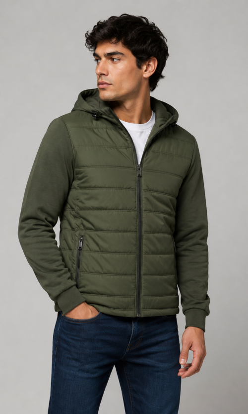 Chaqueta hombre unicolor