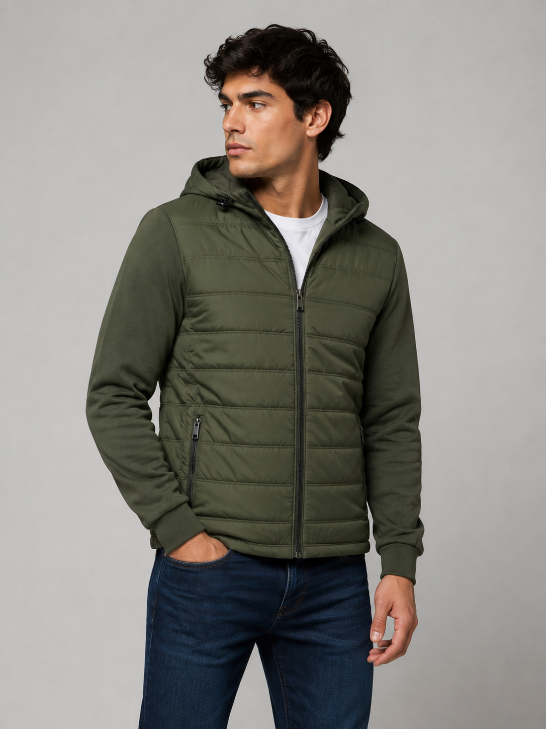 Chaqueta hombre unicolor