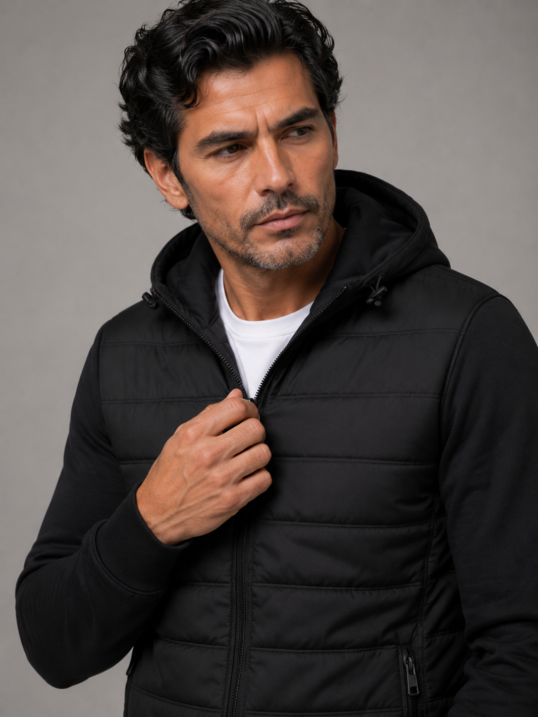 Chaqueta hombre unicolor - Imagen 3