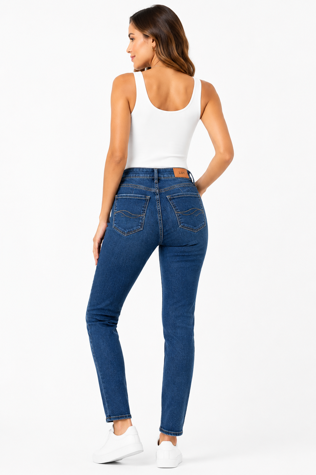 Jean mujer unicolor - Imagen 3