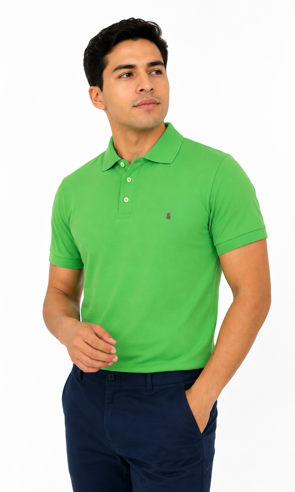 Camiseta hombre manga corta unicolor - Imagen 5