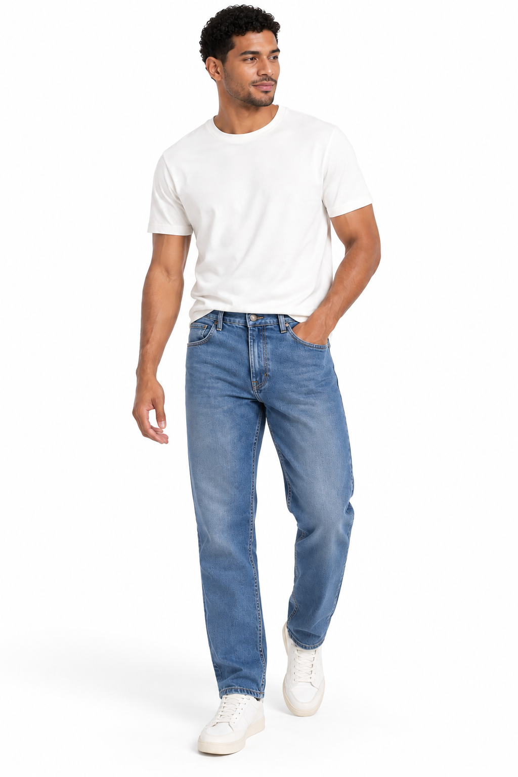 Pantalón Jean para Hombre de Corte Recto (Straight Fit)