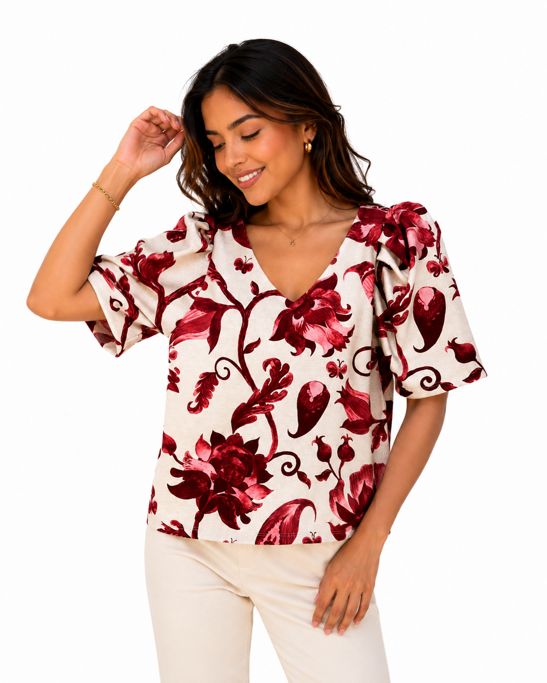 Camiseta mujer estampada - Imagen 2
