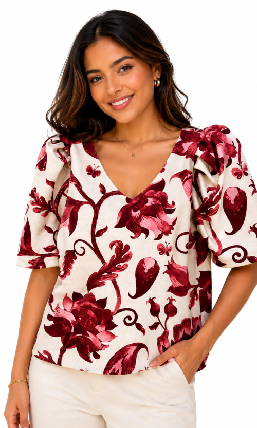 Camiseta mujer estampada