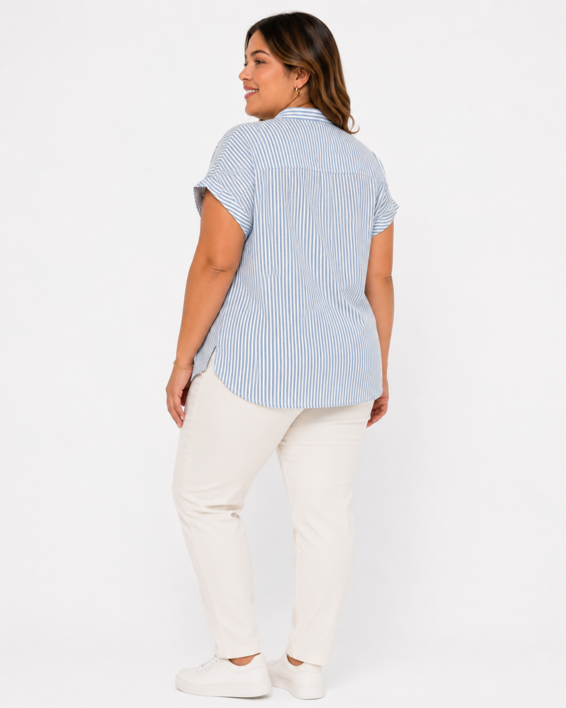 Blusa para mujer plus size casual - Imagen 3