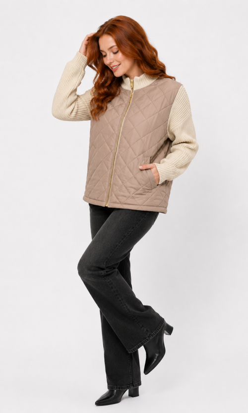 Chaqueta mujer unicolor