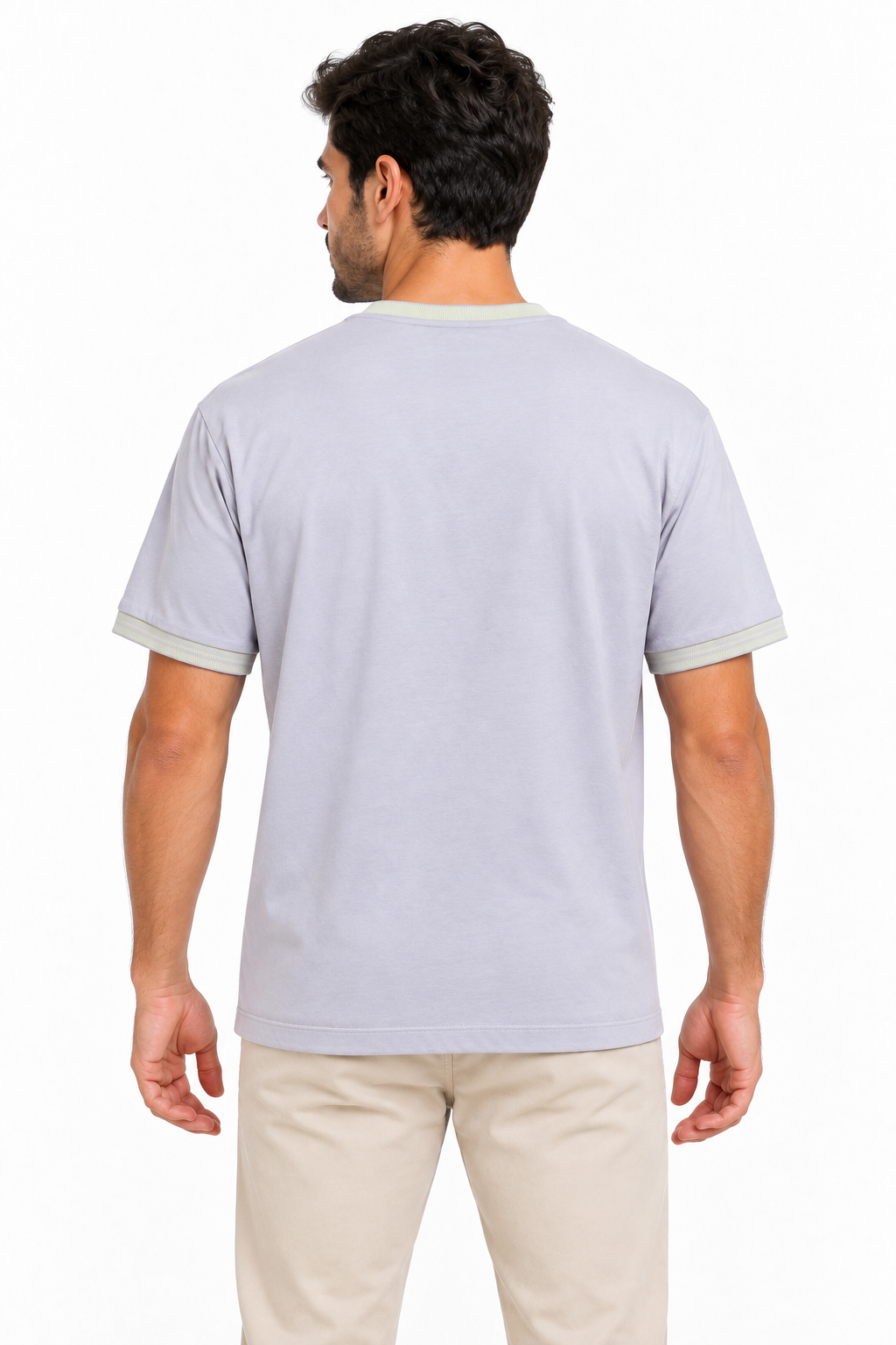 Camiseta para Hombre de Cuello Redondo con Detalle Tipográfico - Imagen 6