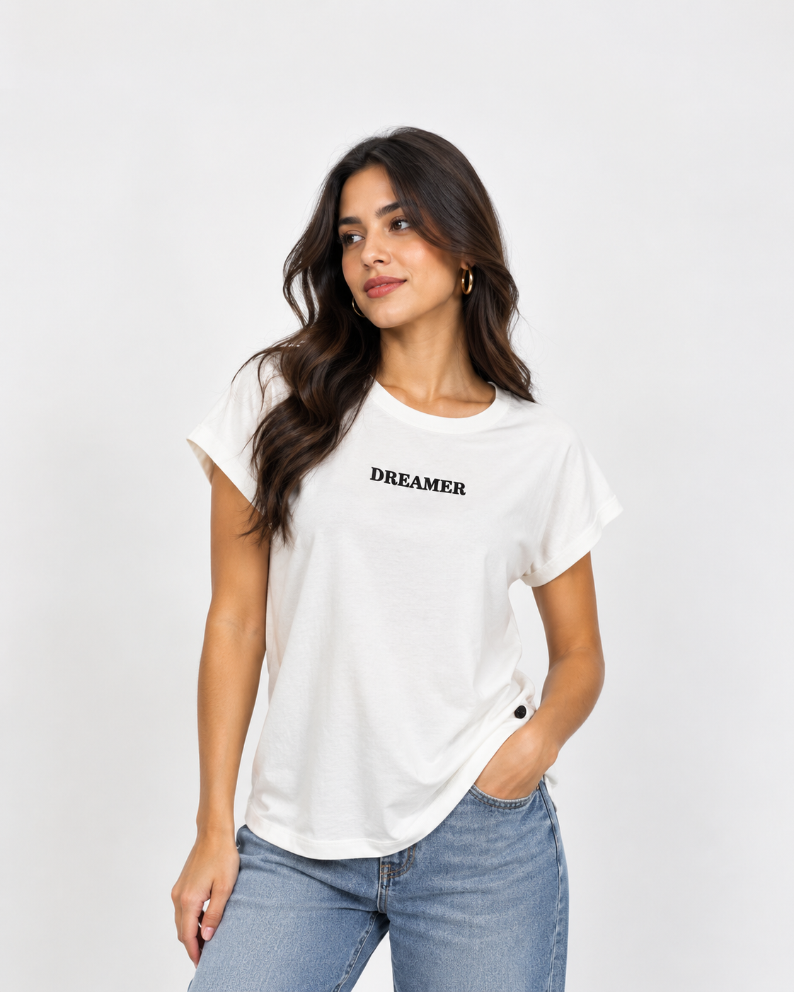 Camiseta Básica de Manga Corta con Leyenda - Imagen 4