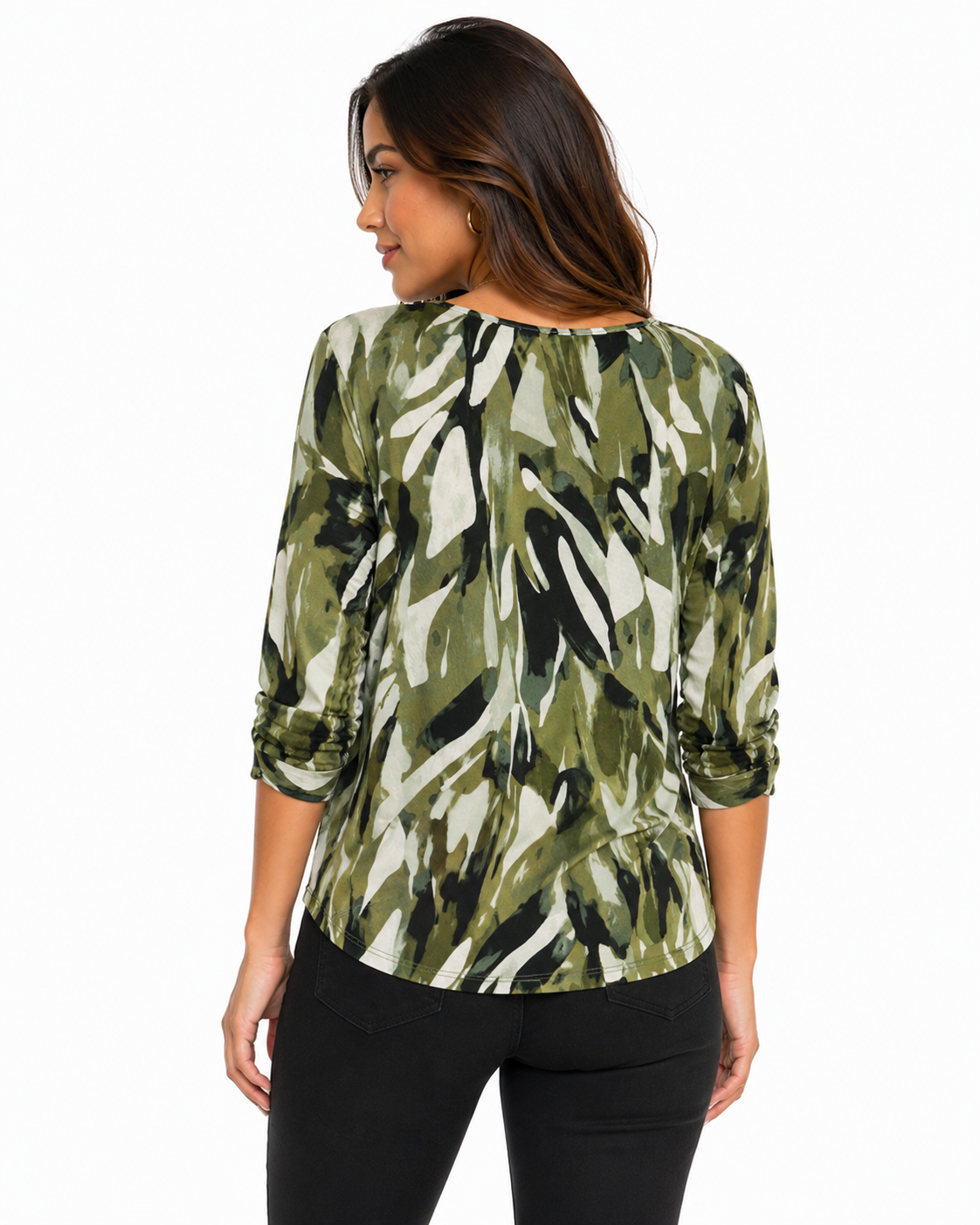 Camiseta mujer manga 3/4 estampada - Imagen 6