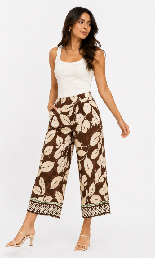 Capri mujer estampada