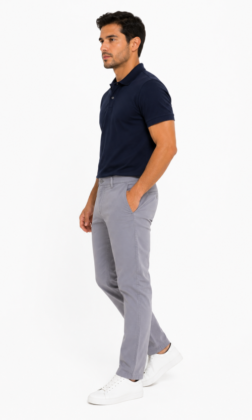 Pantalón hombre unicolor