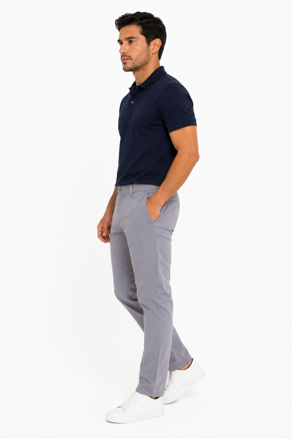Pantalón hombre unicolor