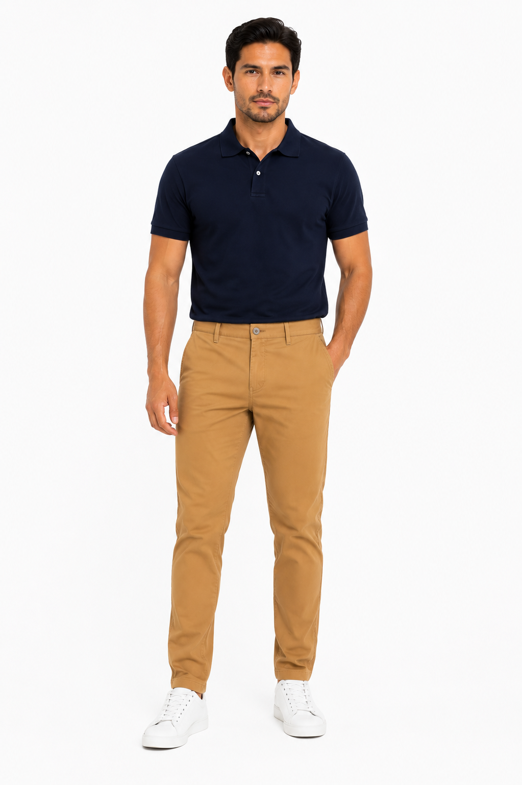 Pantalón hombre unicolor - Imagen 7