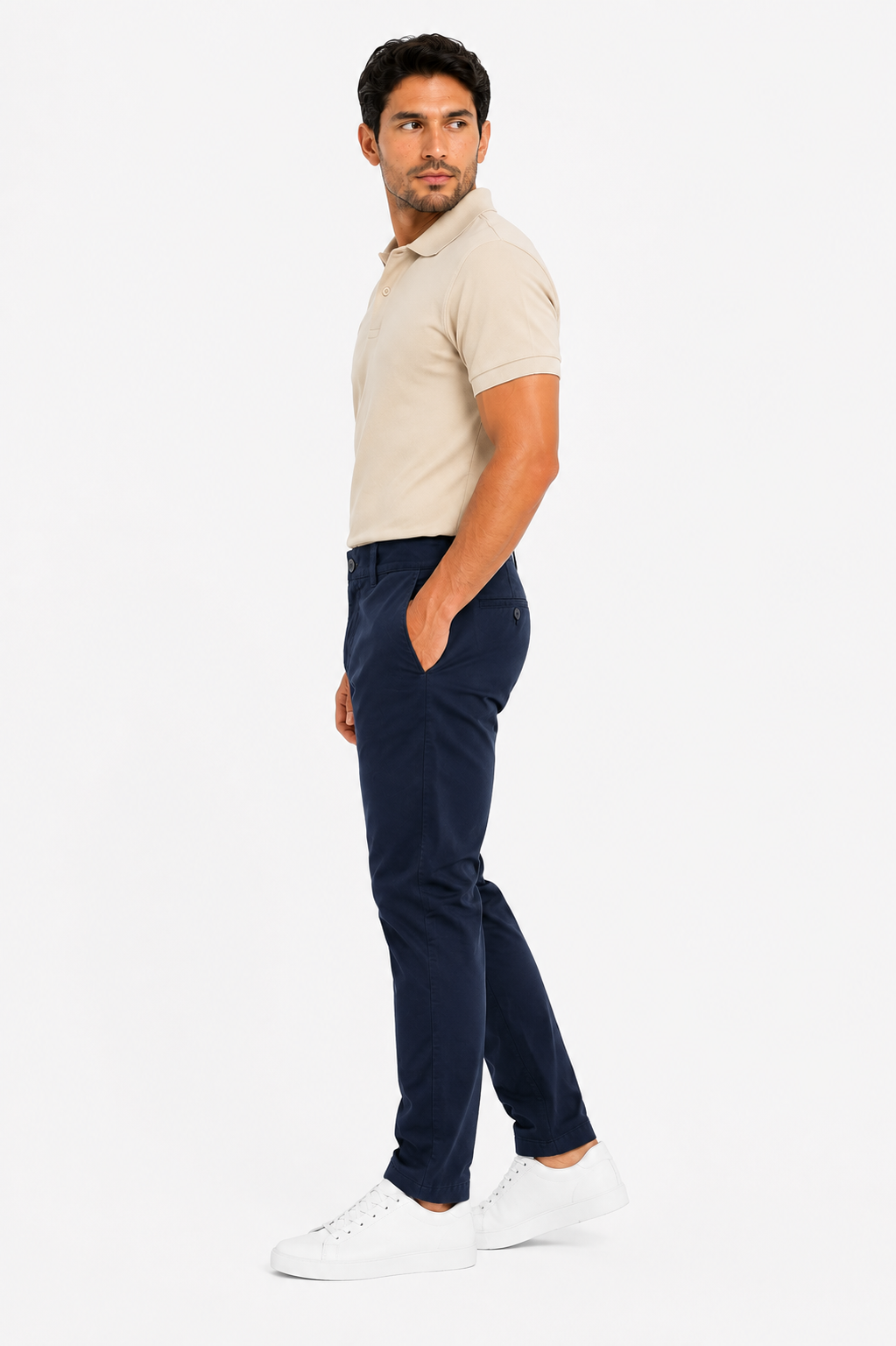 Pantalón hombre unicolor - Imagen 12