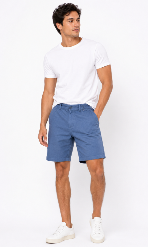 Bermuda hombre unicolor