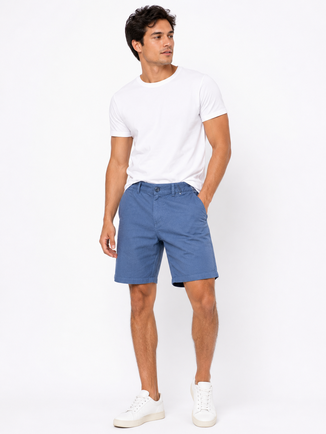 Bermuda hombre unicolor