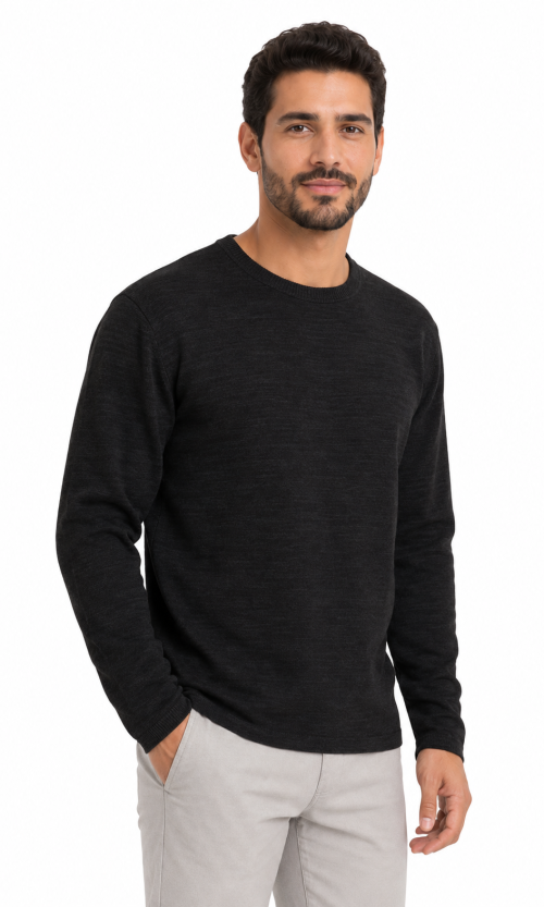 Saco hombre manga larga unicolor