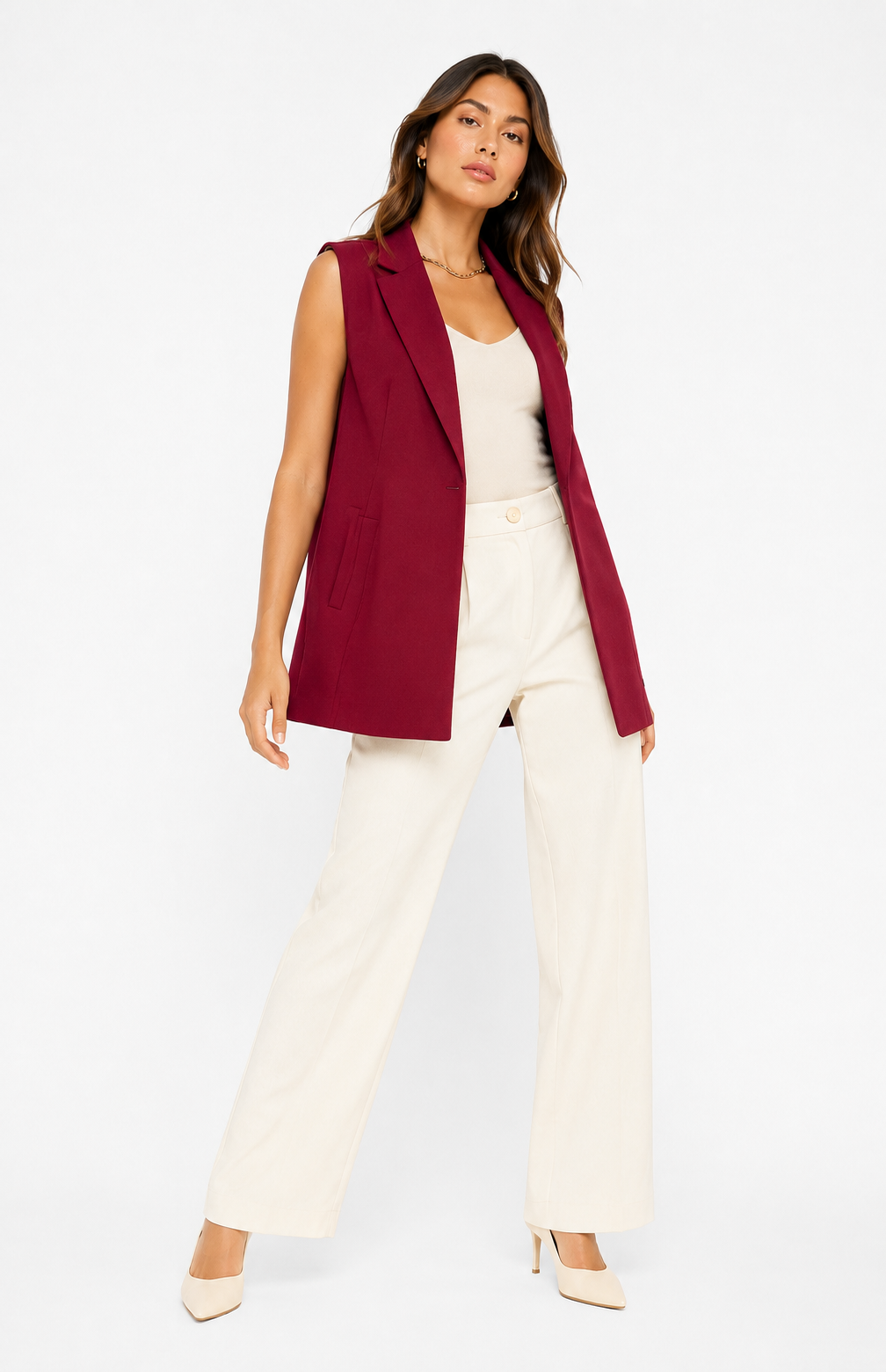 Chaqueta mujer unicolor - Imagen 2