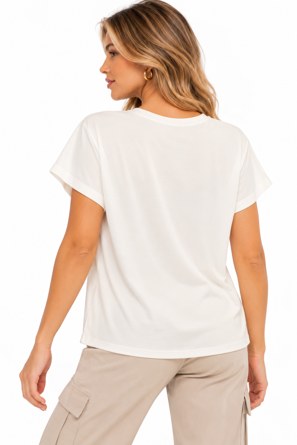 Camiseta para Mujer con Estampado Ilustrado de Felino - Imagen 3