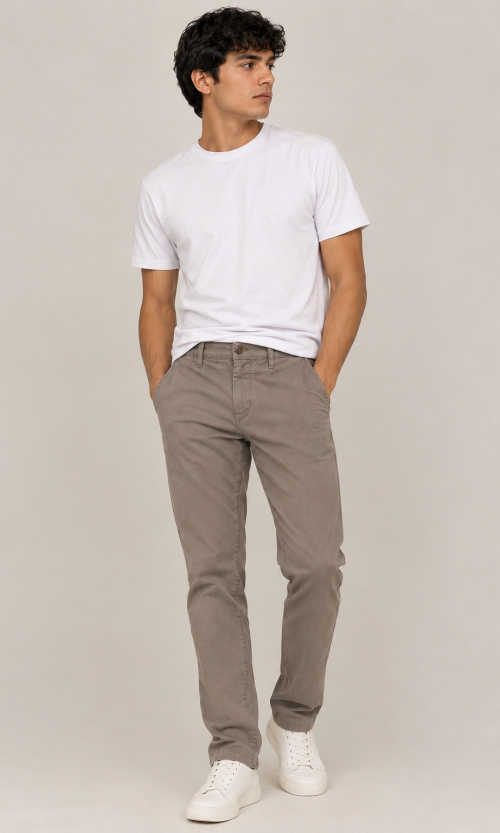 Pantalón Casual para Hombre | Pantalón de Dril Slim Fit