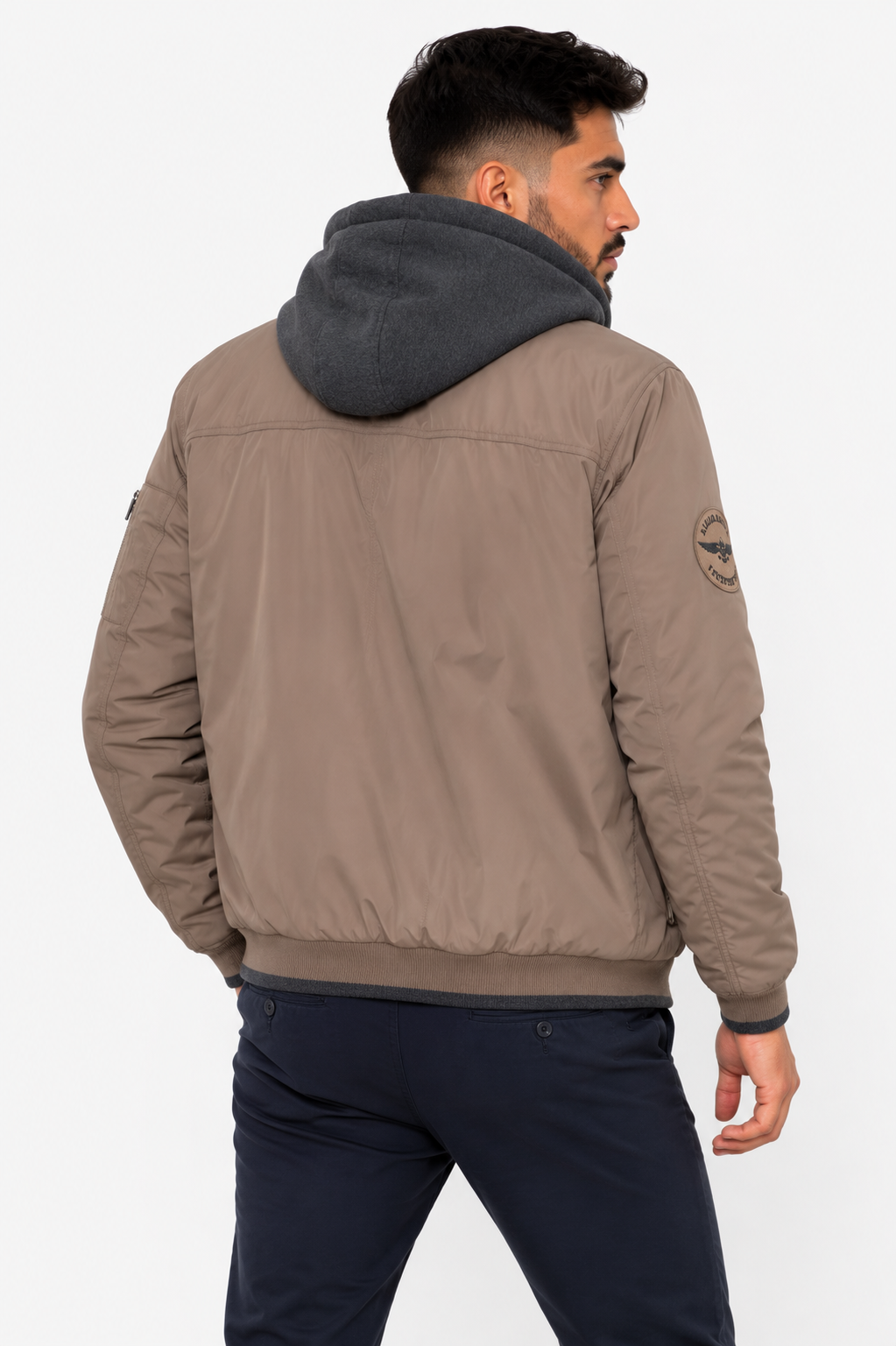 Chaqueta hombre unicolor - Imagen 3