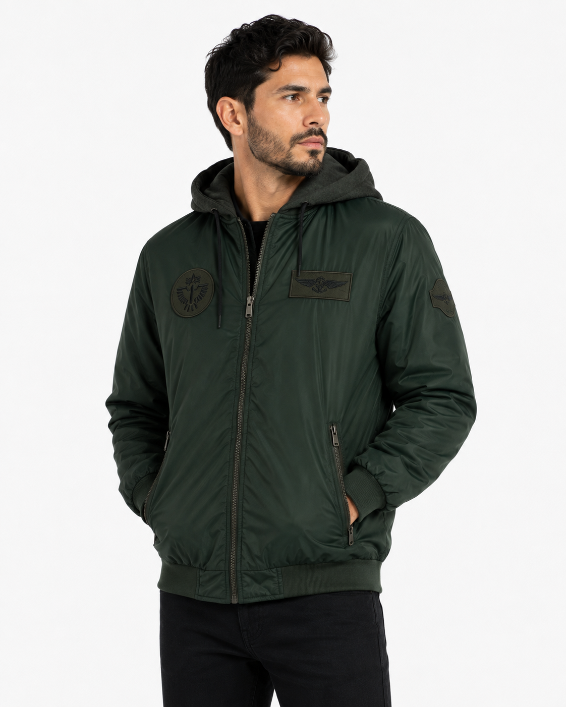 Chaqueta hombre unicolor - Imagen 7