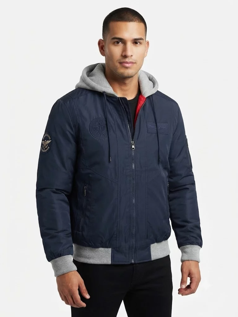 Chaqueta hombre unicolor - Imagen 4
