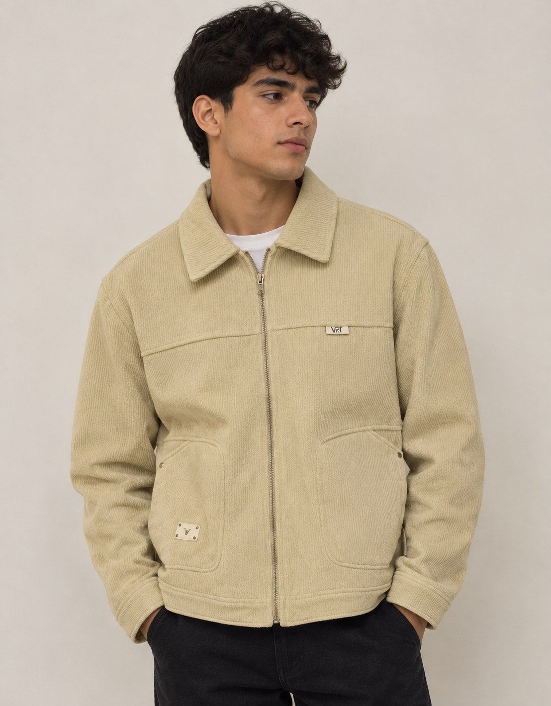 Chaqueta de Pana Negra para Hombre | Chaqueta Casual Urbana - Imagen 7
