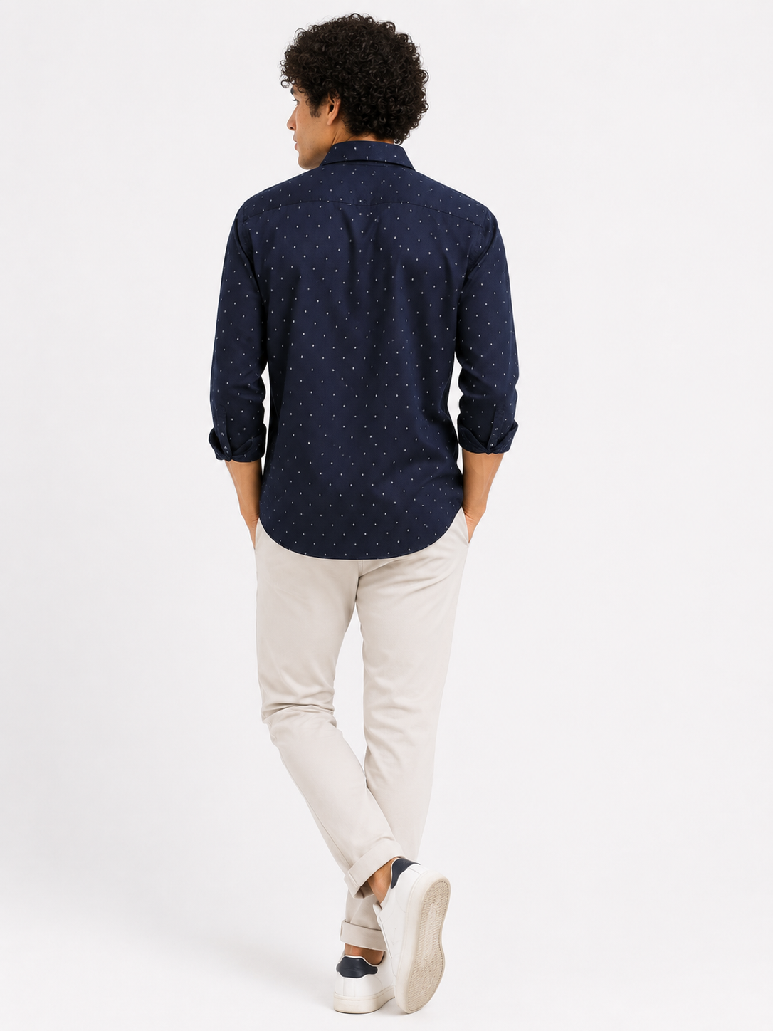 Camisa hombre manga larga estampada - Imagen 9