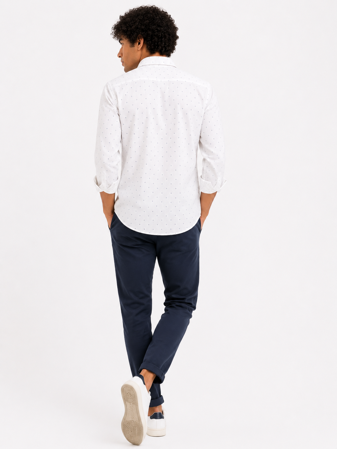 Camisa hombre manga larga estampada - Imagen 6