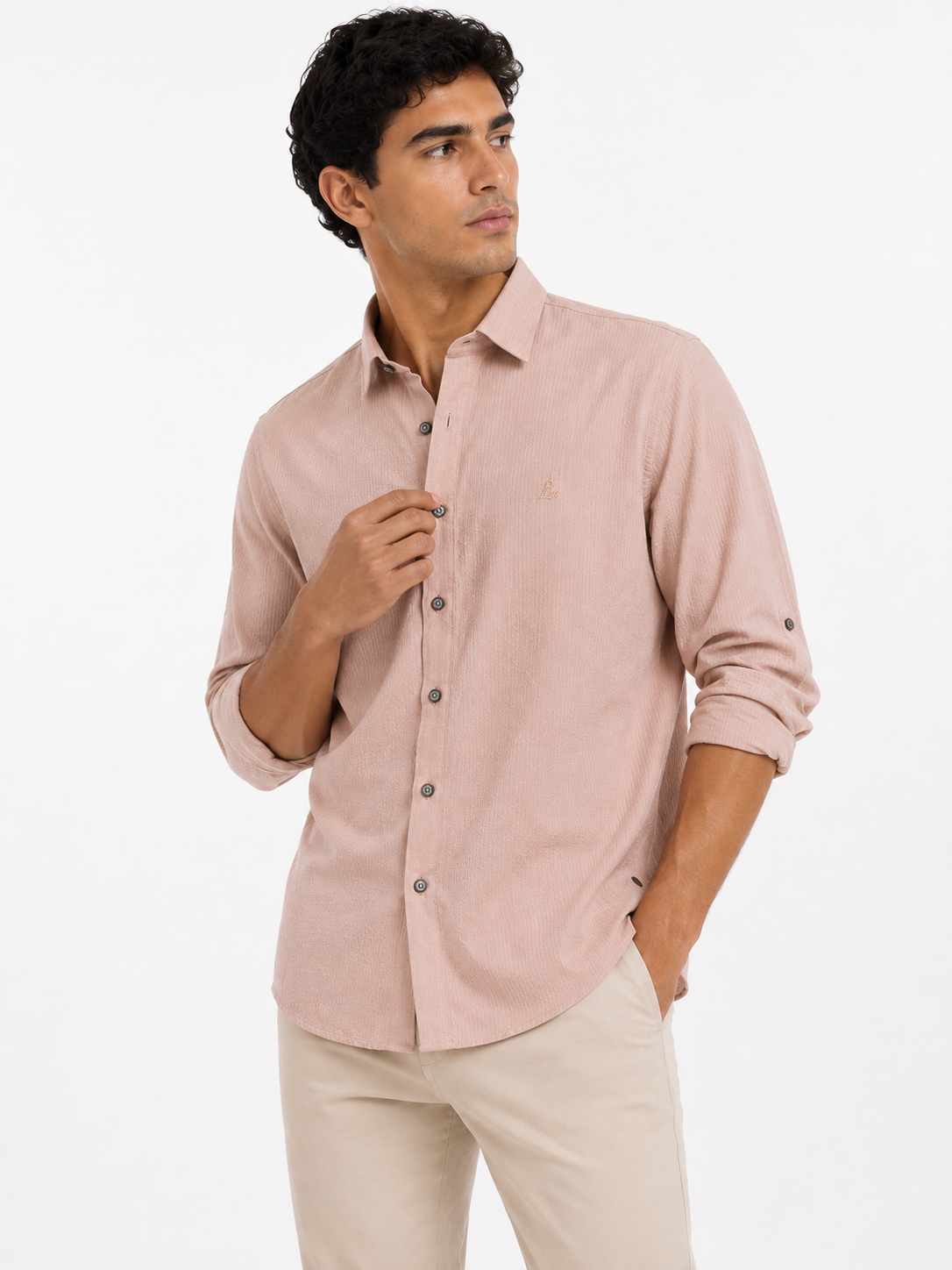 Camisa Manga Larga Hombre Roll-Up - Imagen 5