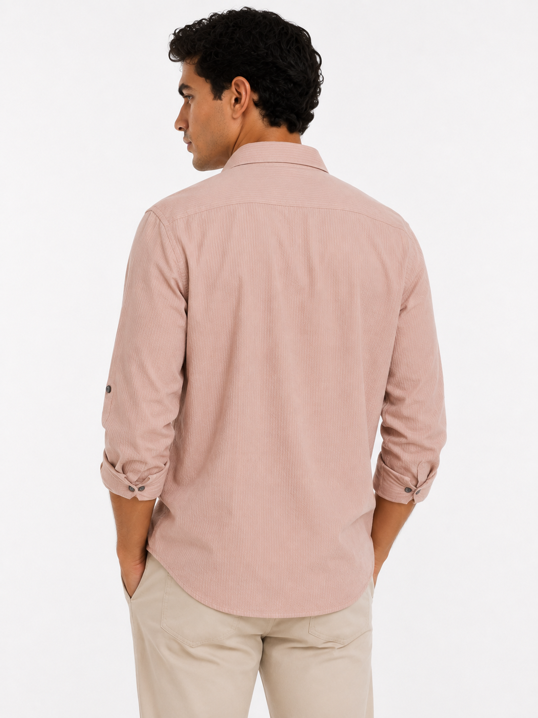Camisa Manga Larga Hombre Roll-Up - Imagen 6