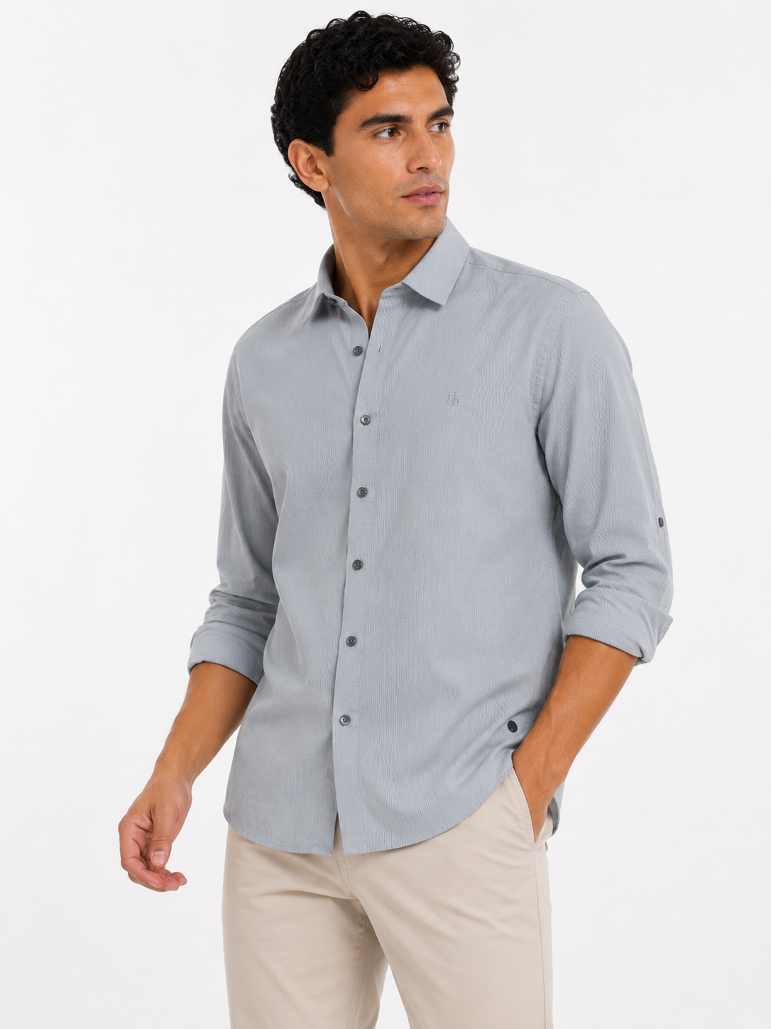 Camisa Manga Larga Hombre Roll-Up