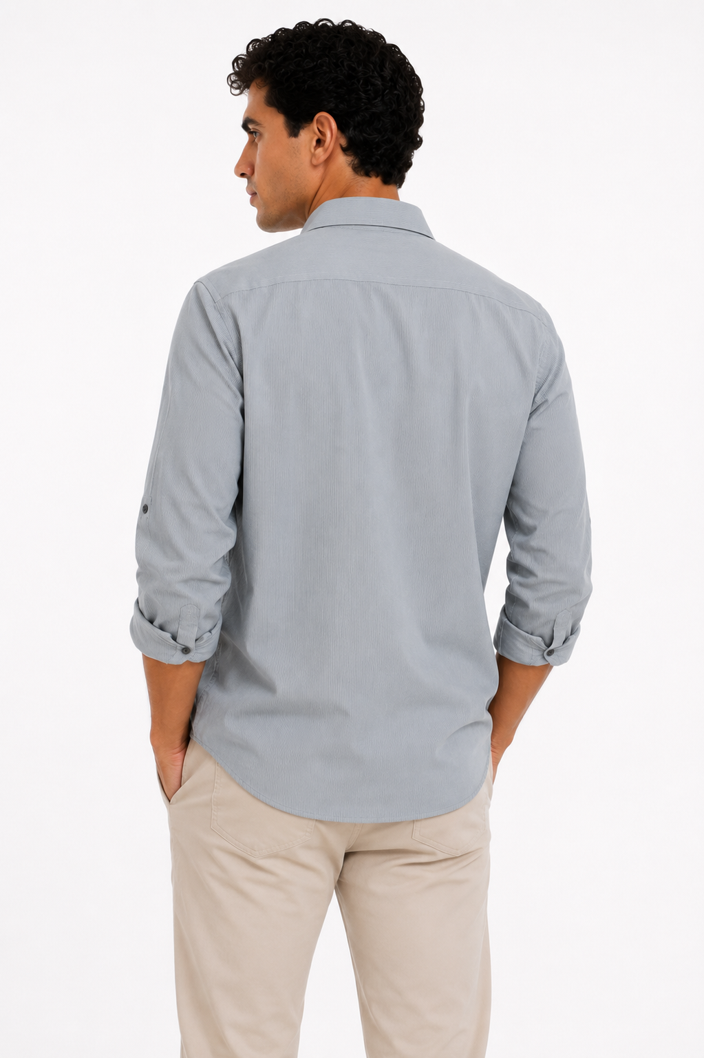 Camisa Manga Larga Hombre Roll-Up - Imagen 3